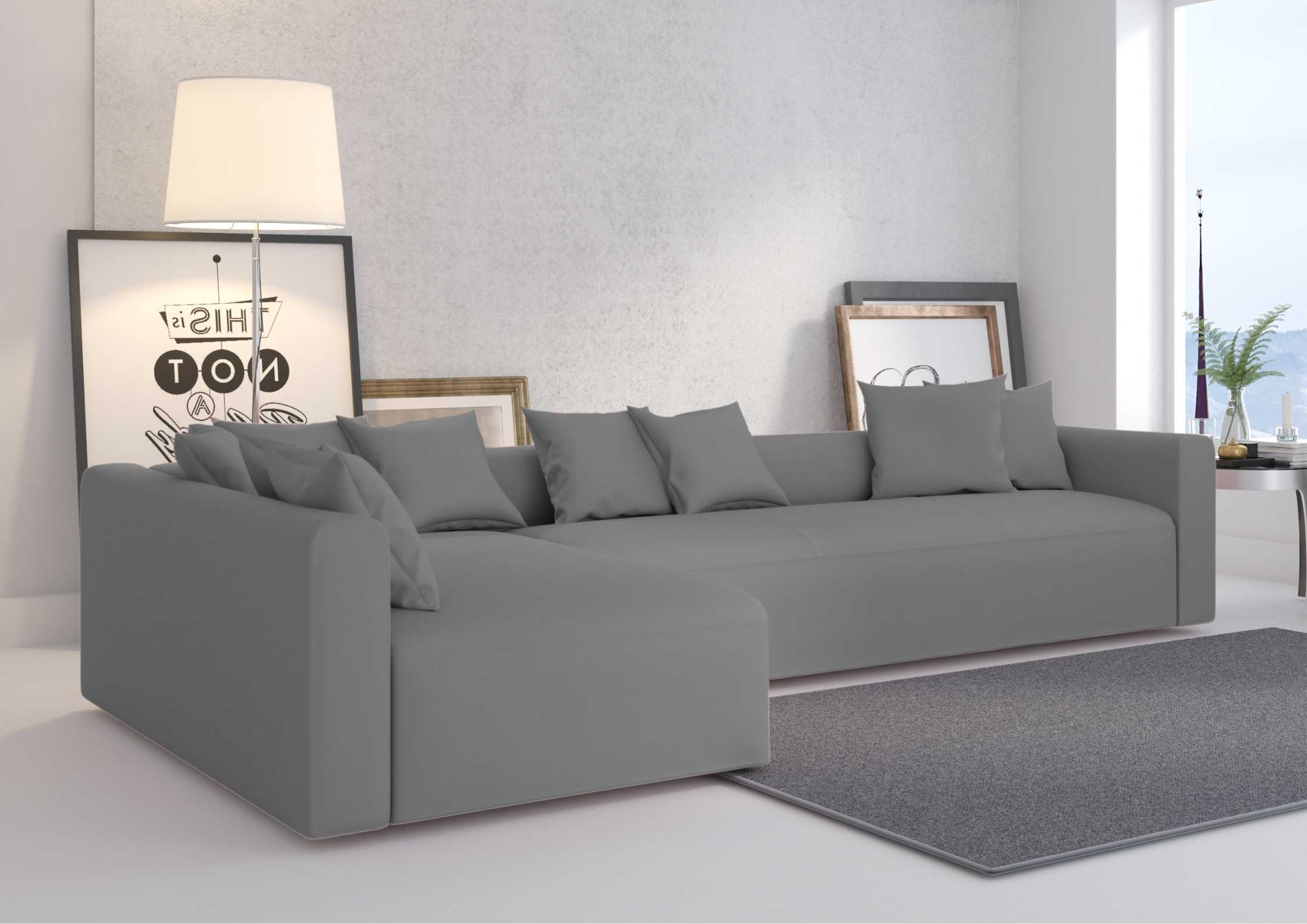 Duży narożnik industrialny w kolorze grafitowym